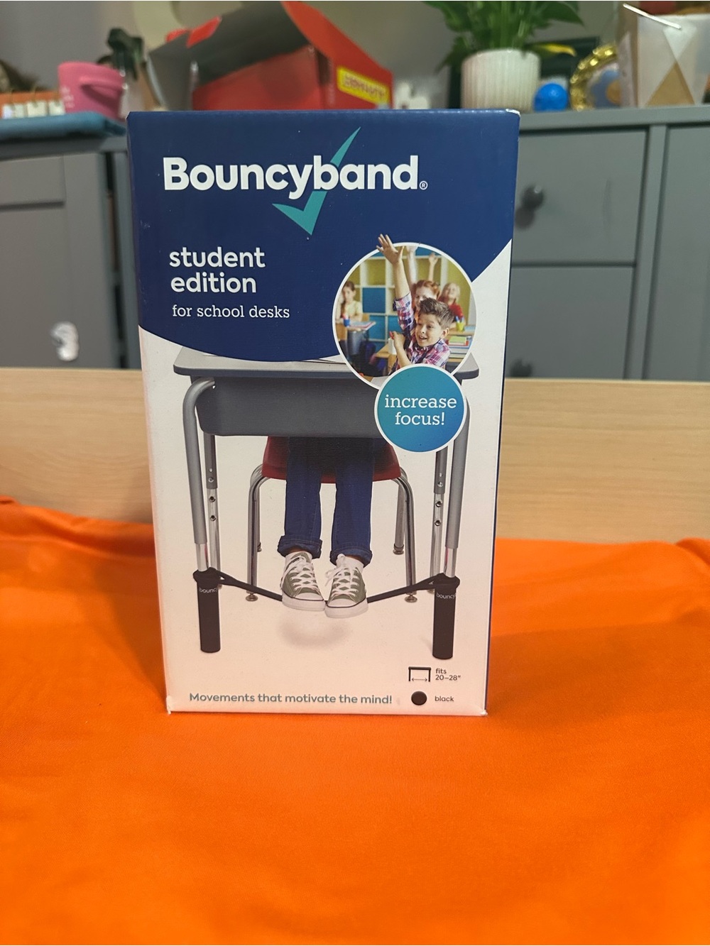 Bouncyband Student Edition Desk Band - Black
